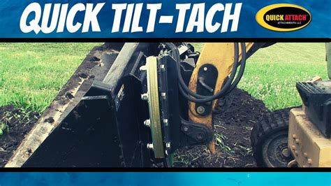 tilt tach attachment for skid steer|tilt plate for skid steer.